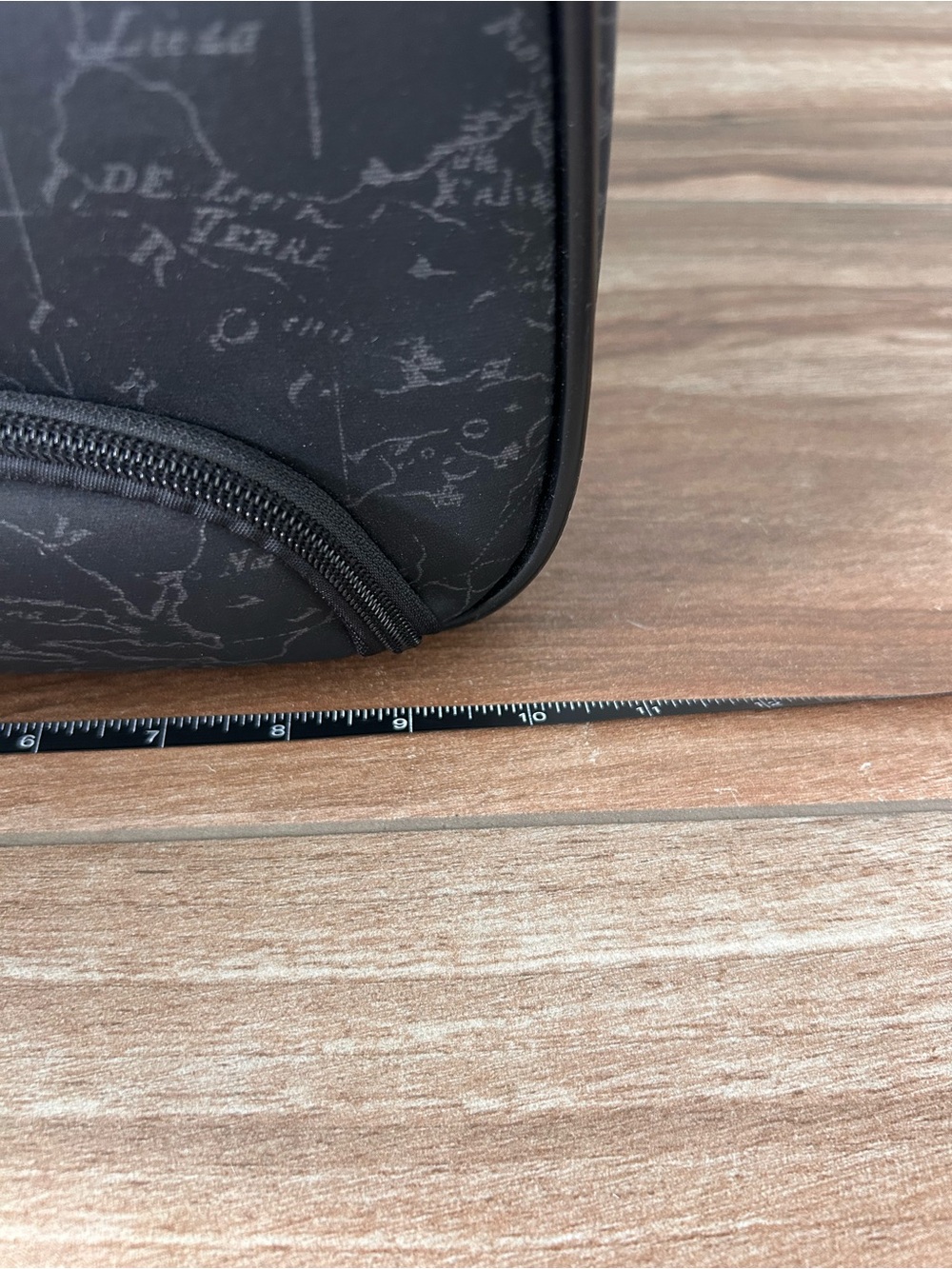 Patricia Nash Avola Trolley Duffel in Black Map - Rolling luggage weekender bag - Picture 11 of 16